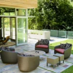 backyard patio area