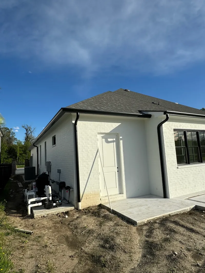 baton rouge black gutters complete installation performance patios and gutters