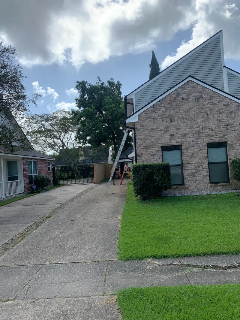 baton rouge driveway gutter installation performance patios and gutters