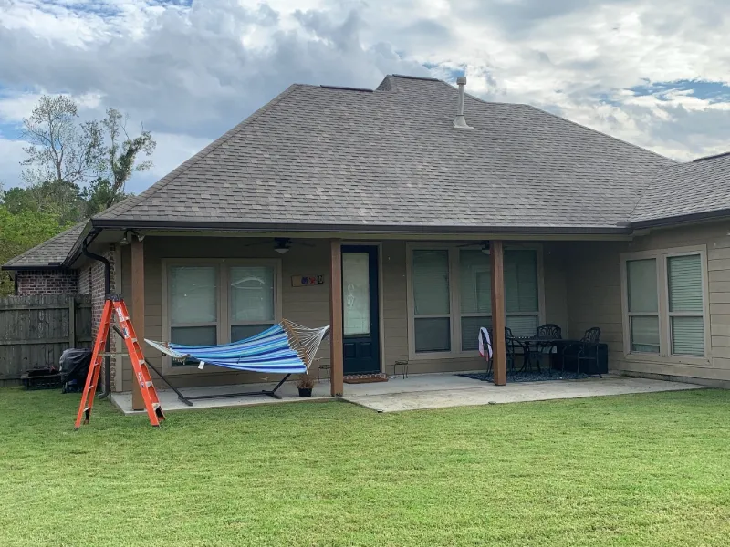 baton rouge hammock angle gutter install performance patios and gutters