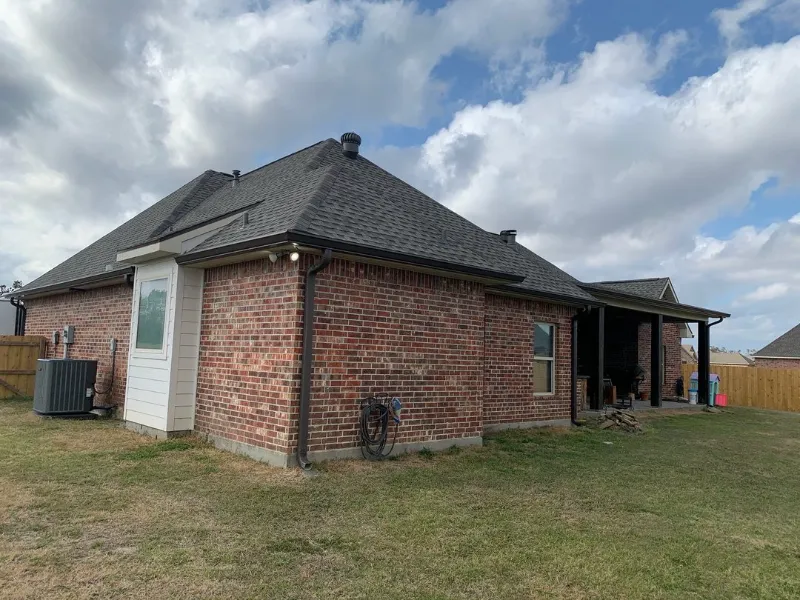 denham springs gutter installation back corner