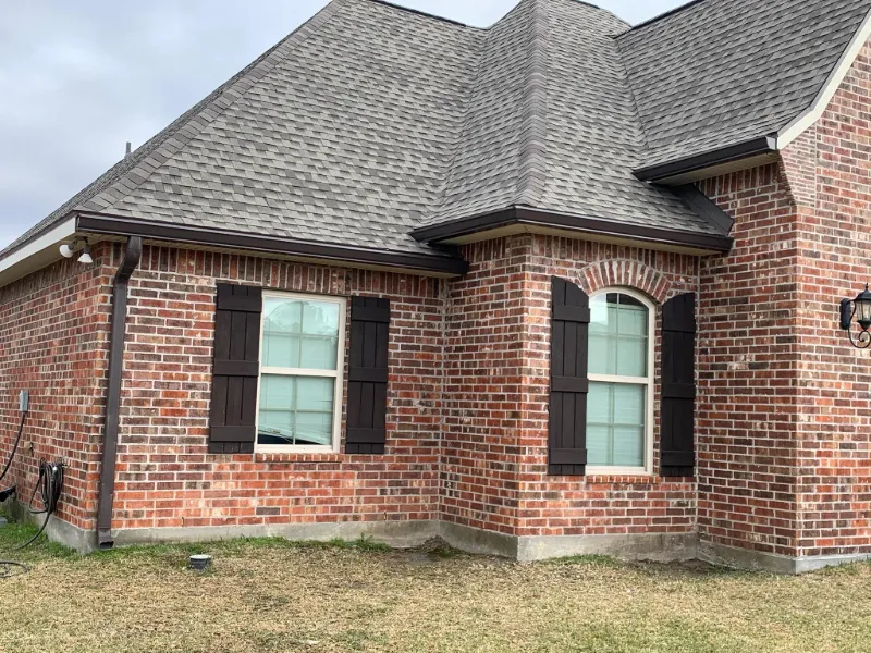 front gable end gutters