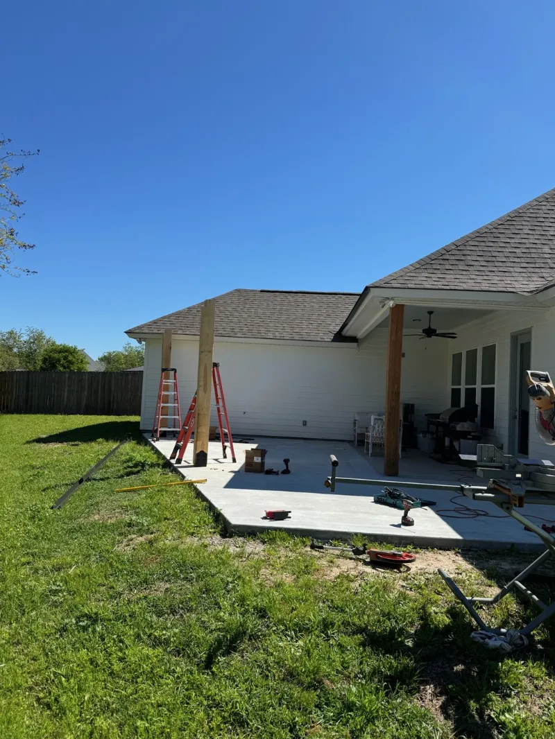 full exterior gutter project east baton rouge