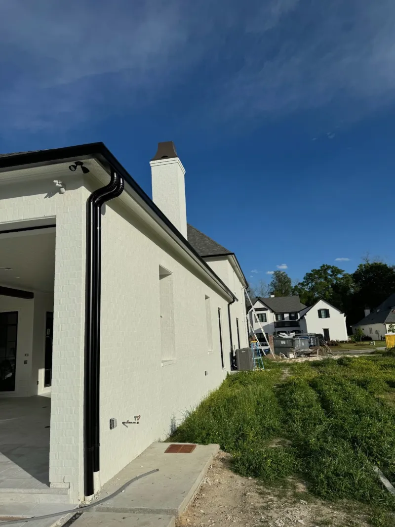 gutter downspout installation baker