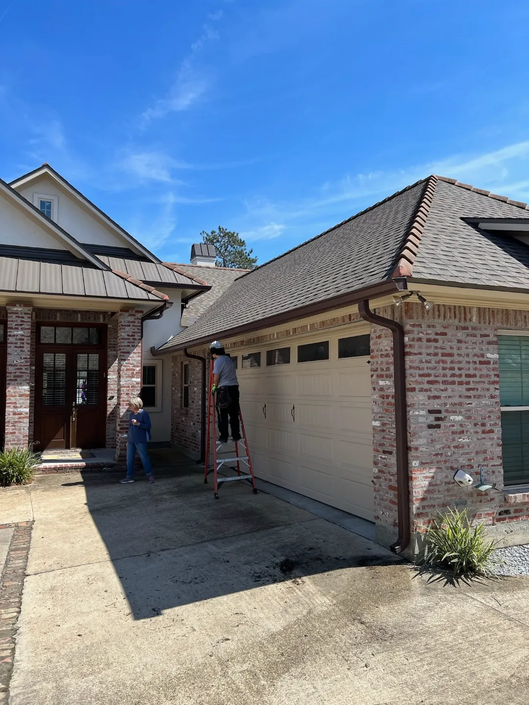 gutter installation brick house prairieville la