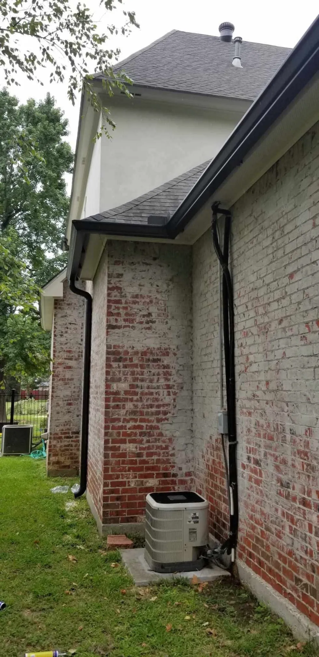 gutter installation in prairieville with patio coverage