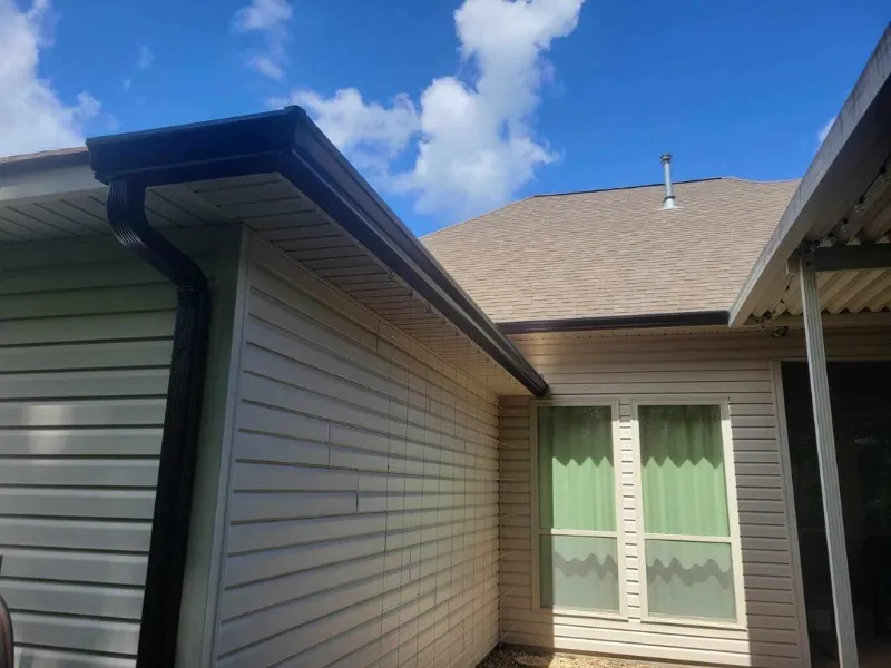 gutters and roofline on home in baton rouge