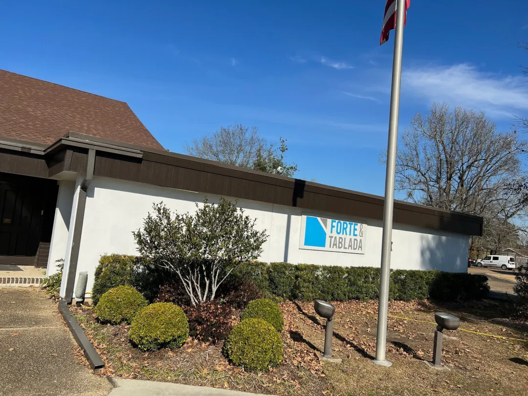 gutters on forte tablada building baton rouge