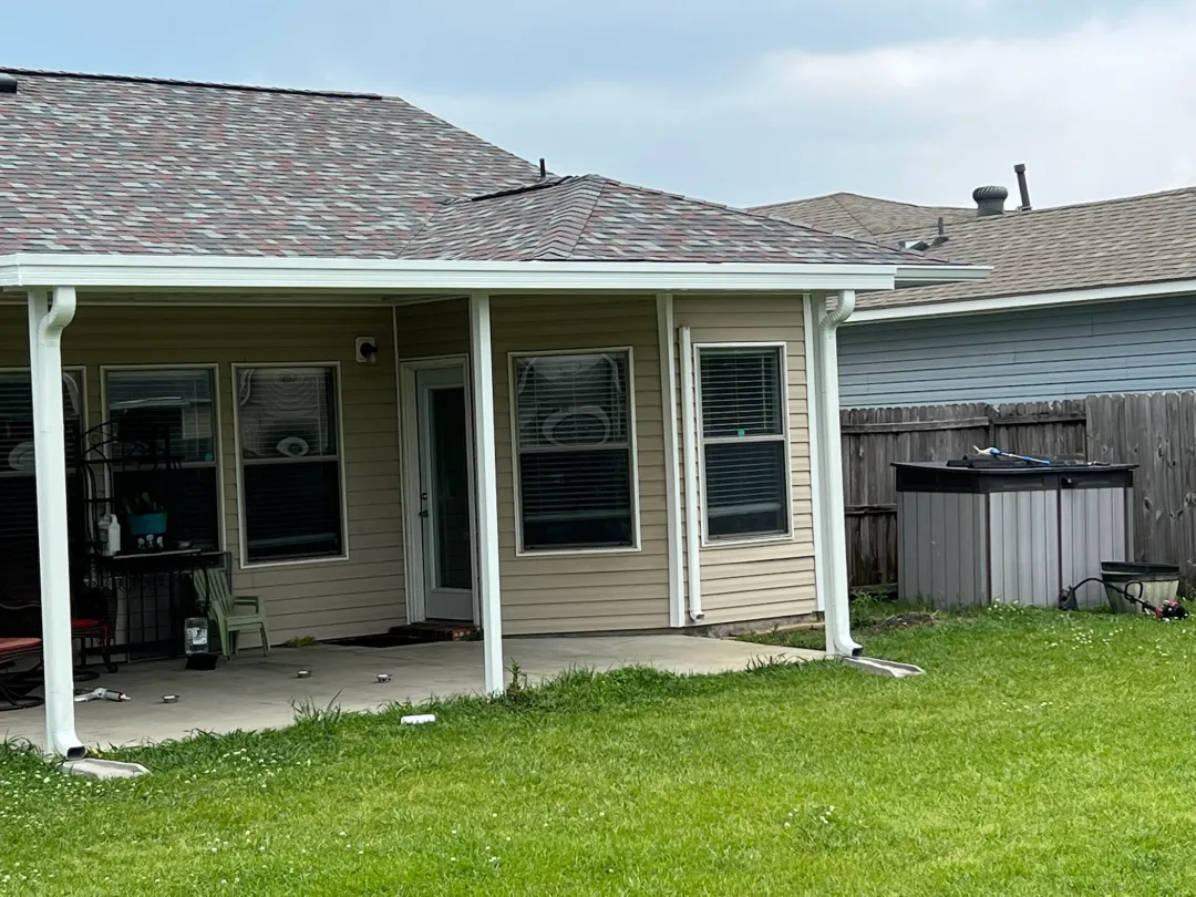 light siding house covered patio prairieville la