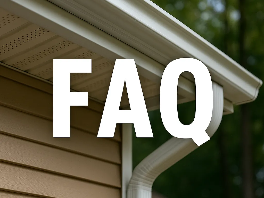 faq gutter system closeup